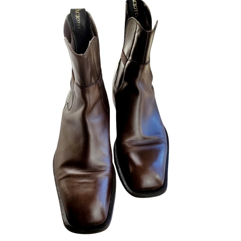 CESARE PACIOTTI‎ men's luxury leather pull-on ankle boot